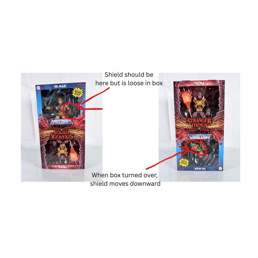 MOTU Masters of the Universe X Stranger Things: He-Man & Vecna Figures 2-Pack - Picture 2 of 8